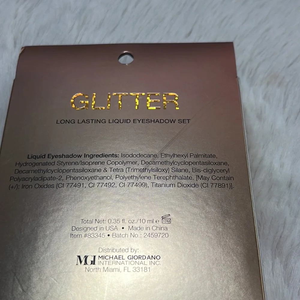 GIORDANO COLORS Glitter Liquid Eyeshadow Set